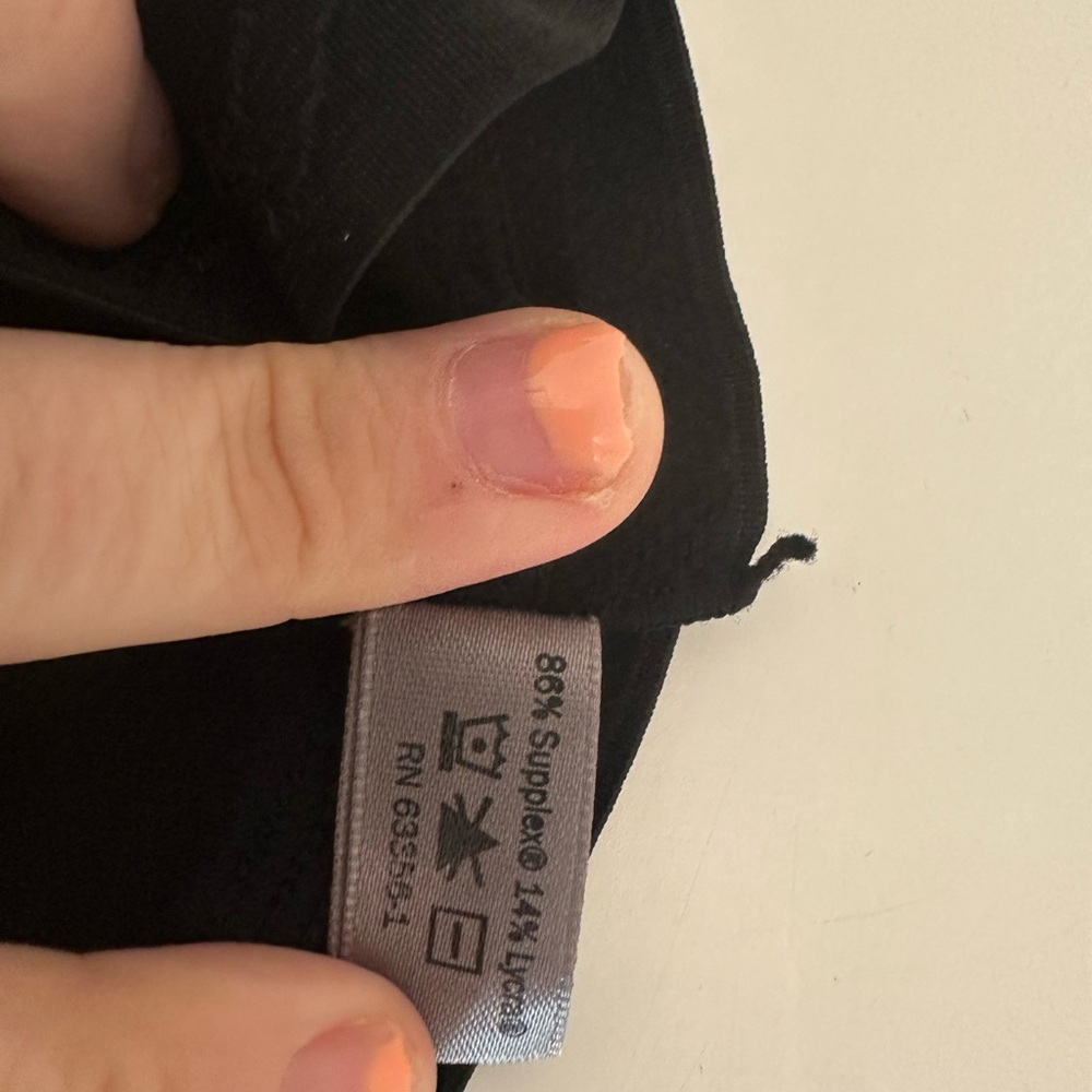 Capezio Black Footless Tights – Size S/M - Picture 4 of 5